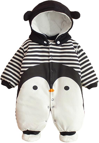 Mono con capucha 6-9 m PINGÜINO