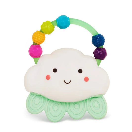 B.TOYS Rain-Glow Squeeze lámpara de silicona con mordedor NUBE 11x13 cm