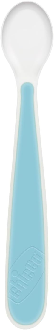 CHICCO Set Easy Start de silicona con cuchara y babero