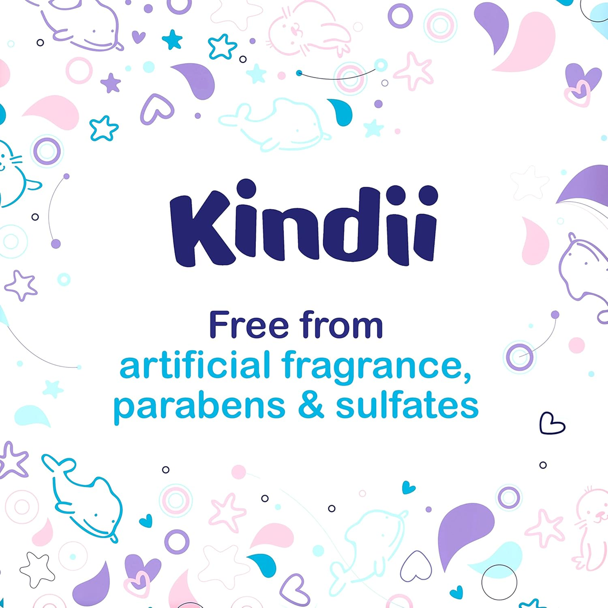 KINDII Pure Water 99 toallitas húmedas con agua x60 unidades