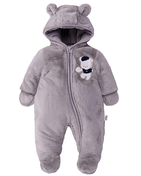 JIAMY mono de invierno con capucha 12-18 meses 85cm