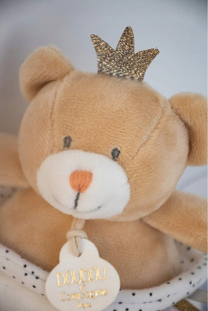 DOUDOU et COMPAGNIE peluche Rey Oso 20 cm