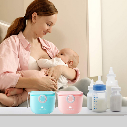 TERMICHY recipiente para leche de fórmula 500 ml 250 g + cuchara medidora
