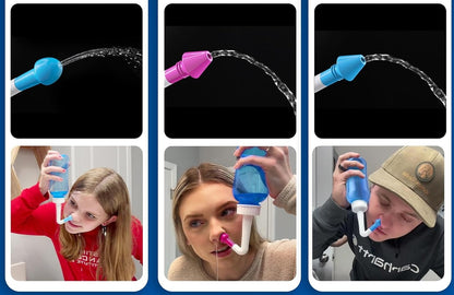 MAOEVER Nasal 300 irrigador nasal para niños y adultos 3 boquillas 300 ml