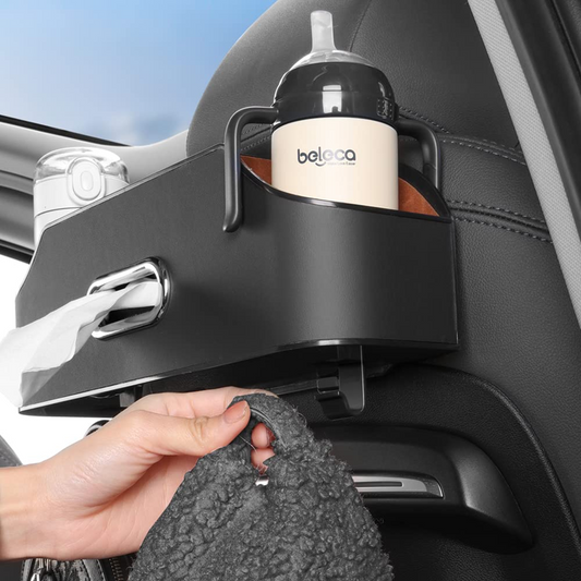 CARODI organizador multifuncional para coche para botellas, toallitas y accesorios