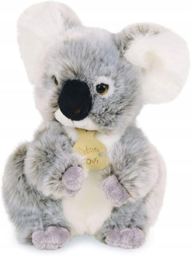 HISTOIRE d'OURS pluszowa przytulanka KOALA 20cm, miękka szara koala dla dzieci 2+