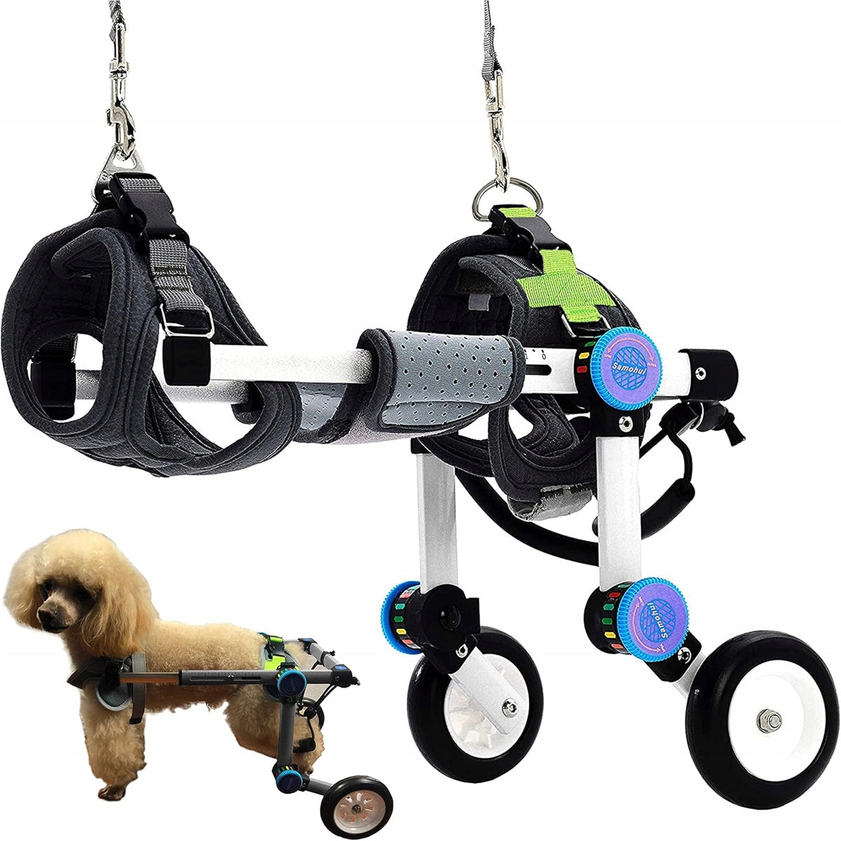HOBEYHOVE silla de ruedas para perros XXXS peso 1-2,2 kg