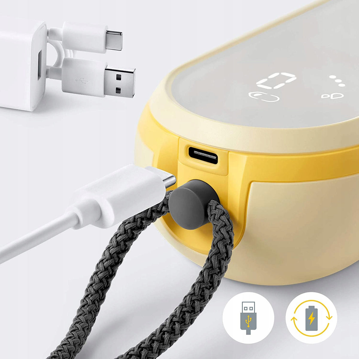 MEDELA Freestyle Flex podwójny LAKTATOR 2-fazowy z ładowaniem USB i akumulatorem, kompaktowy elektryczny laktator