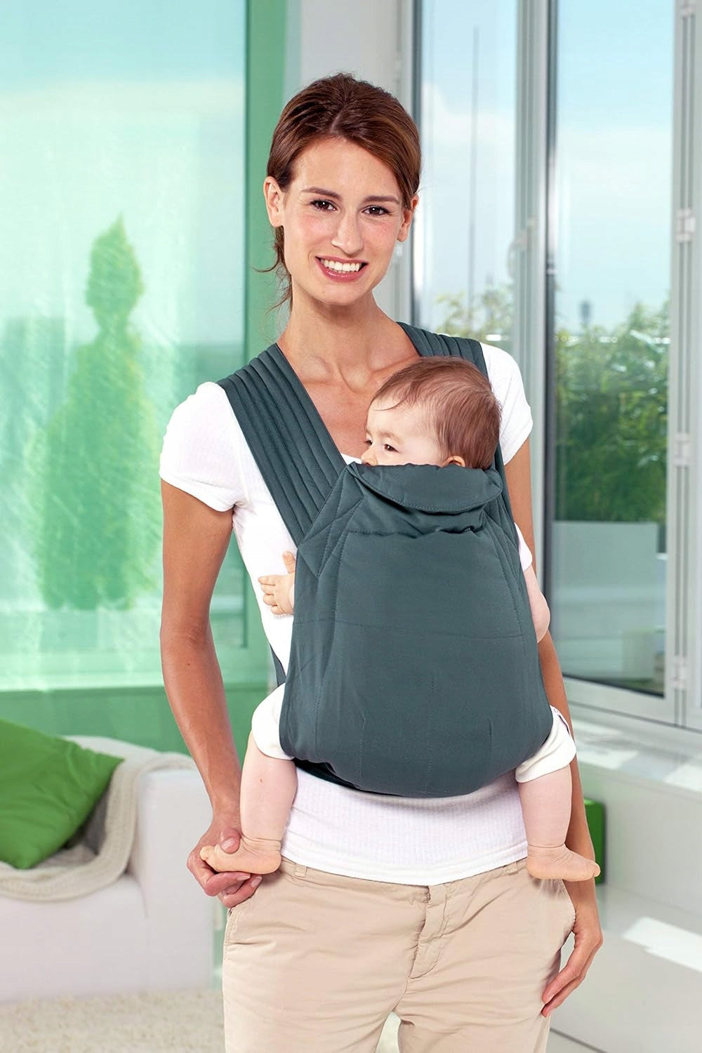 AMAZONAS Mei Tai nosidełko miękkie ergonomiczne do 15kg, bawełniane nosidło dla dziecka na plecach rodzica
