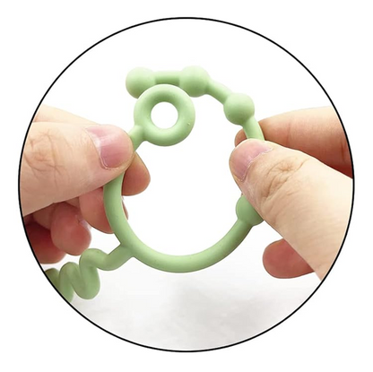 Correa para biberón y juguetes de silicona 30 cm