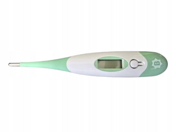 BADABULLE termómetro electrónico LCD 3 en 1 con funda