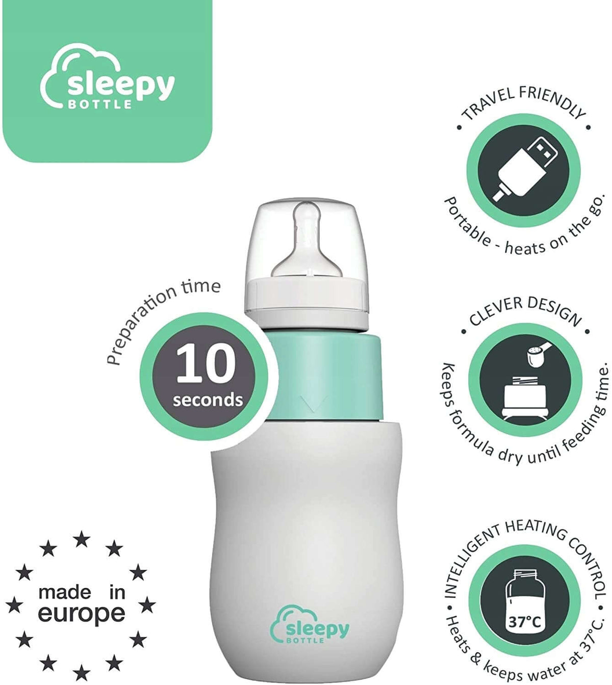 SLEEPY BOTTLE zestaw startowy podgrzewacz z butel1 – zdjęcie produktu 5