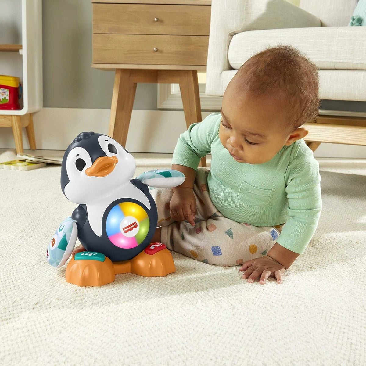 FISHER-PRICE HCJ59 pingüino interactivo en alemán para tienda online española