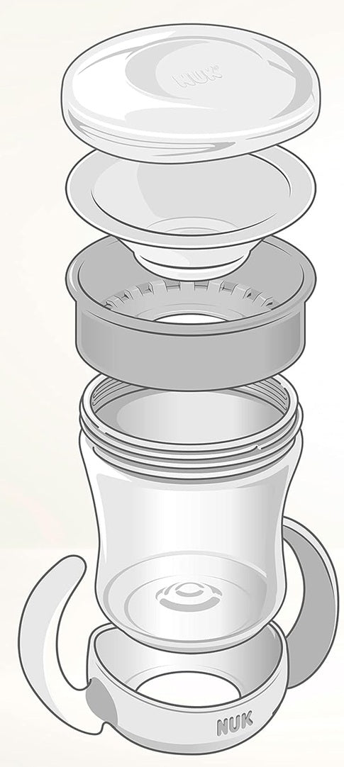 NUK Mini Magic Cup vaso antiderrames 360° 160 ml 6 m+