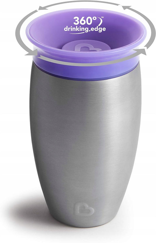 MUNCHKIN Miracle Vaso 360 6 meses+ 296ml Acero inoxidable