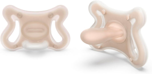 Suavinex Zero Zero SX Pro smoczki 2 szt. 0-6 mies. silikonowe smoczki uspokajające dla niemowląt
