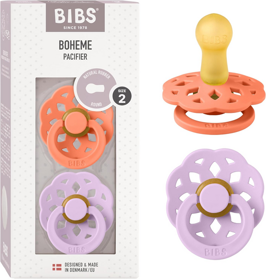 BIBS BOHEME chupetes calmantes 2 unidades 6 meses+