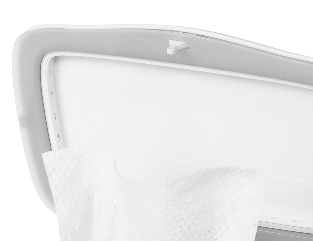 OXO TOT contenedor para toallitas húmedas con sello y tapa 15,5 x 22 x 10,5 cm