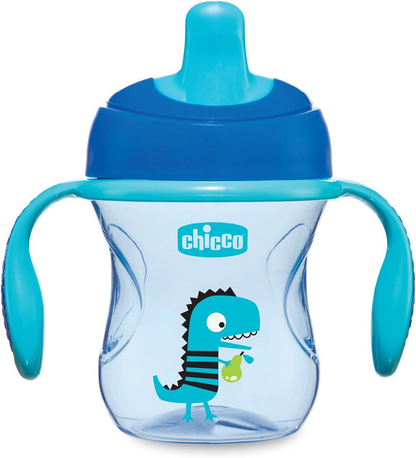 Vaso de transición CHICCO con pico y asas 200 ml 4 meses+