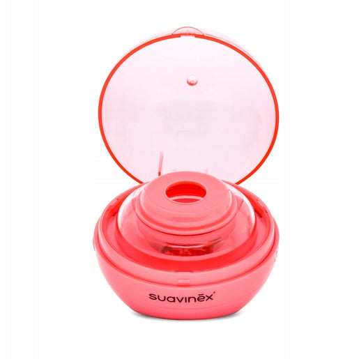 SUAVINEX Duccio STERYLIZATOR smoczków UV 9 cm różowy, sterylizator smoczków z USB, BPA free