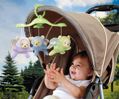 FISHER PRICE móvil para cuna proyector + mando a distancia