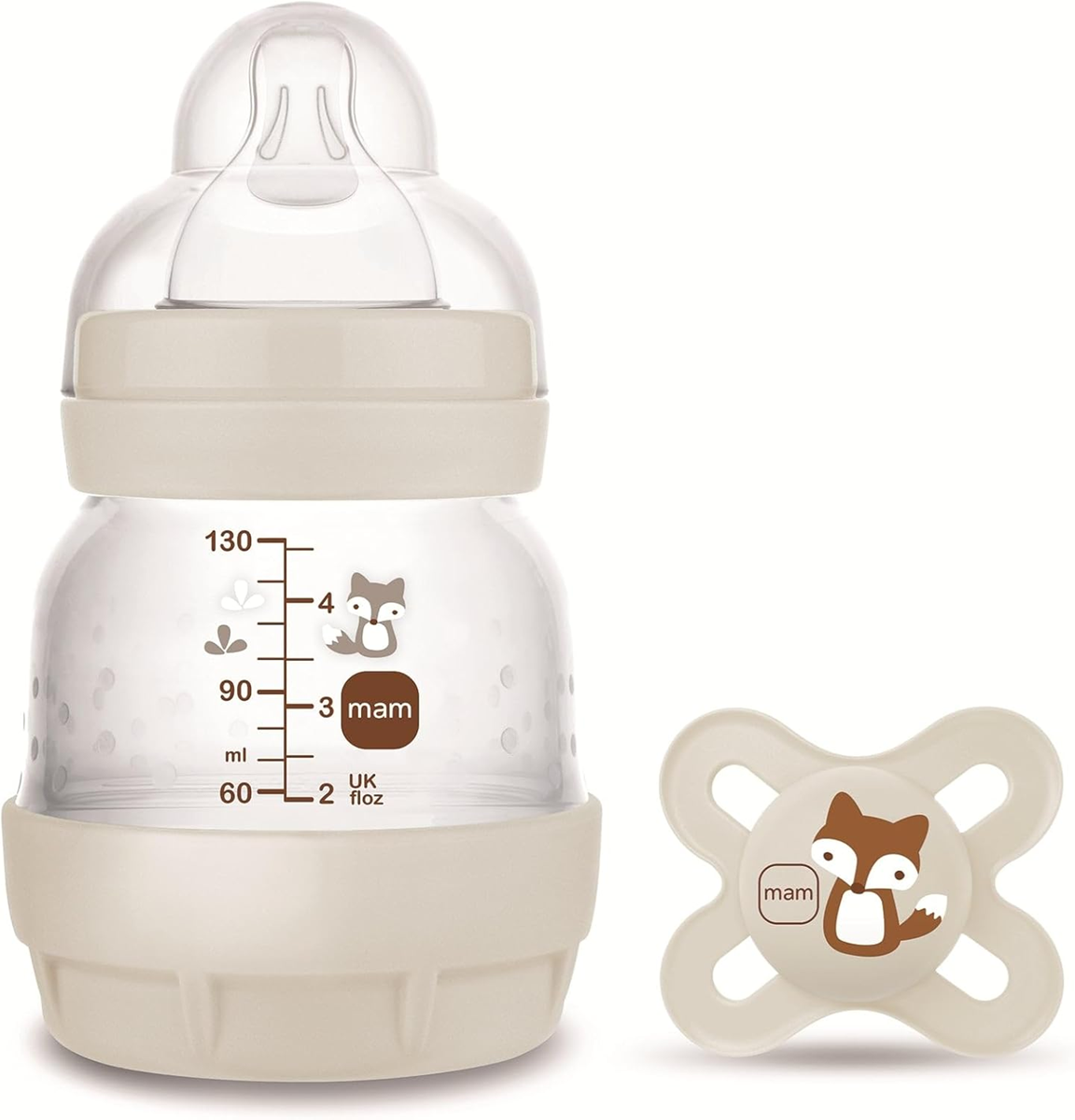 MAM Easy Start biberón anticólicos 130ml + chupete