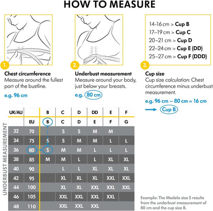 MEDELA KEEP COOL sujetador de lactancia ultrasuave sin costuras XXL