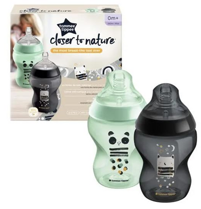 TOMMEE TIPPEE biberón Closer to Nature 260ml x2