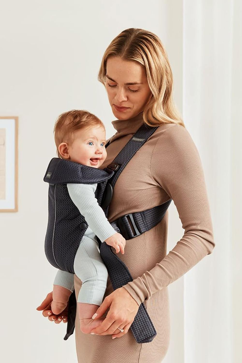 BABYBJORN MINI portabebés ergonómico 3-11kg AIRY MESH
