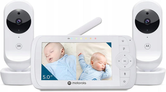MOTOROLA VM35-2 vigilabebés electrónico 5" con 2 cámaras