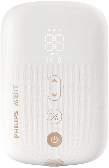 PHILIPS AVENT SCF396/31 LAKTATOR elektryczny z akcesoriami, biały panel sterujący z wyświetlaczem