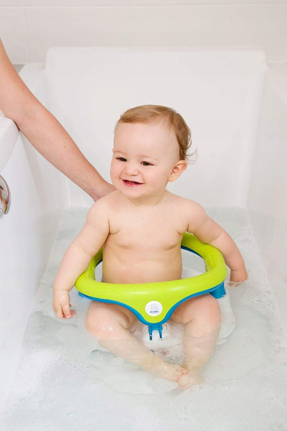 ROTHO Babydesign krzesełko do kąpieli 13kg, fotelik kąpielowy dla niemowląt w wannie