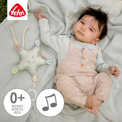 FEHN colgante con caja de música «¿Sabes cuántas estrellas hay?» ESTRELLA 20 cm