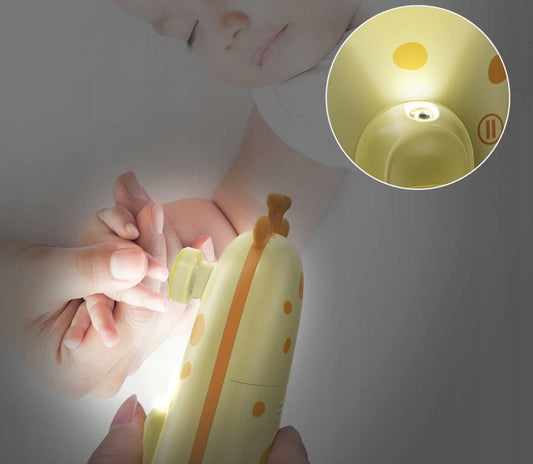 MEGAINVO lima de uñas eléctrica con luz LED y 10 accesorios