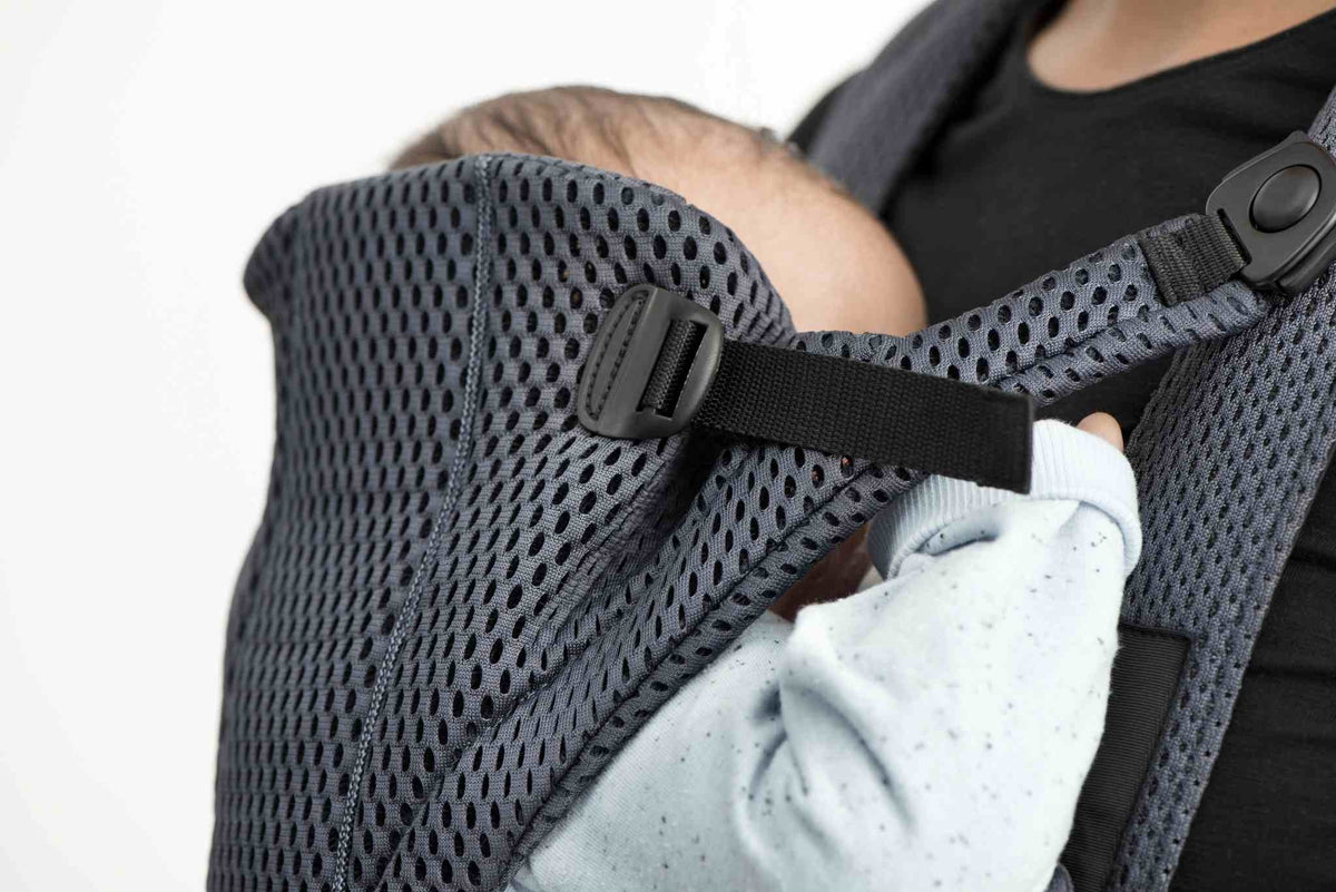 BABYBJORN Move Airy Mesh nosidełko ergonomiczne 3,5-12kg, oddychająca siateczka 3D dla komfortu dziecka