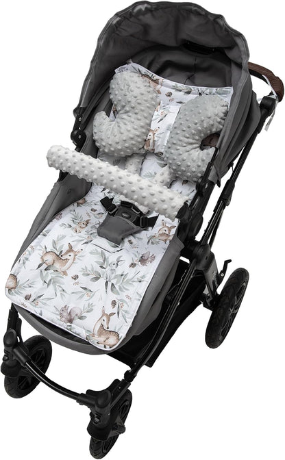 MEDI PARTNERS inserto para cochecito mariposa + protector