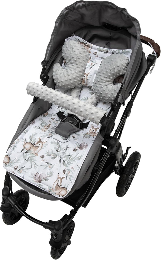 MEDI PARTNERS inserto para cochecito mariposa + protector