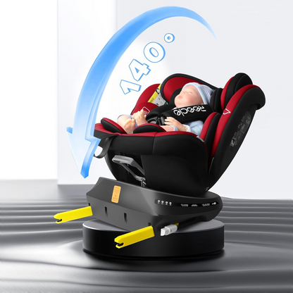 REECLE i-Size silla de coche giratoria 360° 0-12 años 40-150 cm