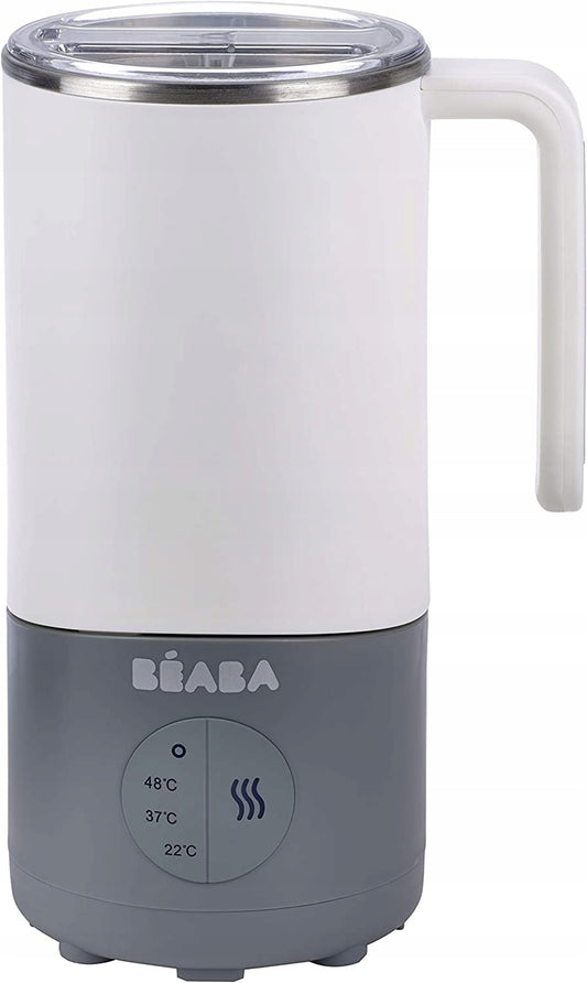 BEABA milk prep EKSPRES do mlecznych napojów biało-szary ekspres do mleka dla dzieci 0+ BPA free