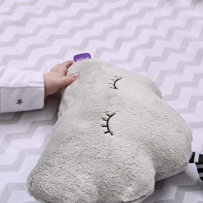 SNUZcloud peluche con sonidos para dormir, latido del corazón y luces para bebés