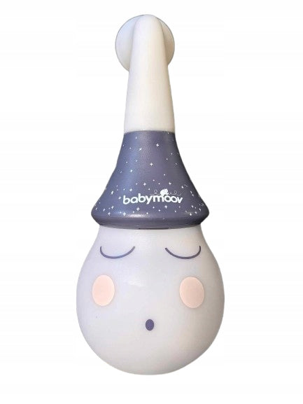 BABYMOOV Tweesty lámpara nocturna portátil 7 colores 3 melodías 23 cm