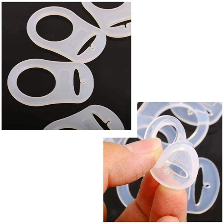 Soportes de silicona para chupetes, 12 unidades