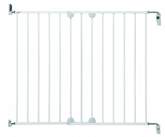 SAFETY 1ST Wall Fix bramka schodowa bezprogowa 62-102cm, biała bramka bezpieczeństwa dla dzieci bez belki progowej