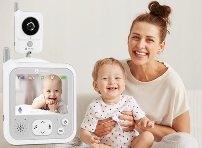 LIONELO Babyline 7.1 vigilabebés electrónico 3,2 pulgadas
