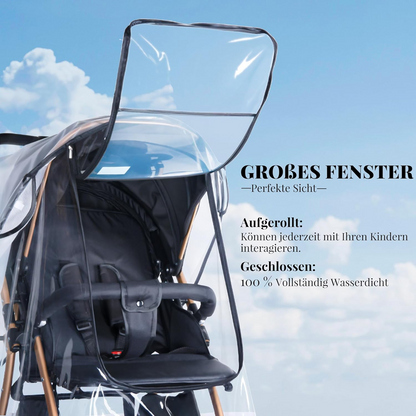 BEMECE funda impermeable universal para cochecitos con ventana