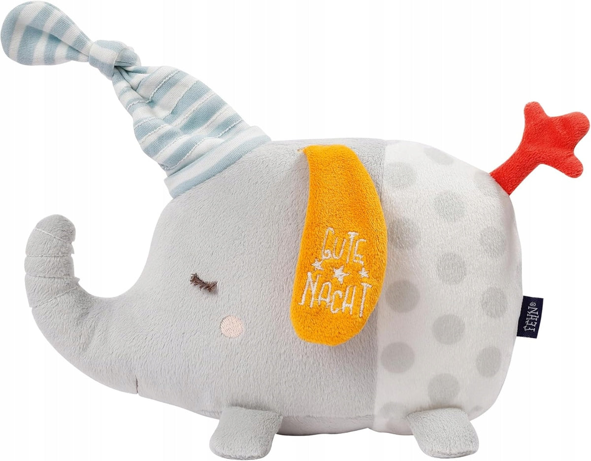 FEHN peluche con luz nocturna 4 colores y bordado luminoso ELEFANTE