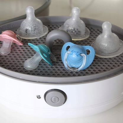Suavinex esterilizador eléctrico 3 en 1 y microondas con pinzas