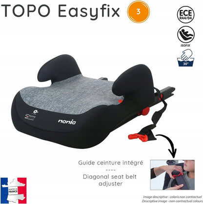 NANIA EASYFIX asiento elevador para coche grupo III / 22-36 kg