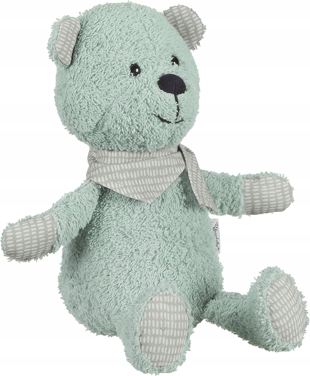 STERNTALER Miś Baylee przytulanka z pozytywką 27 cm "N. miętowy miś z chustką, miękka zabawka dla niemowląt 0 m+