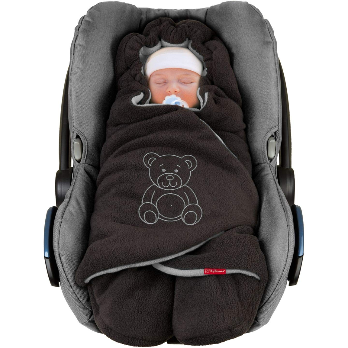 BYBOOM manta arrullo para silla de coche y cochecito POLAR